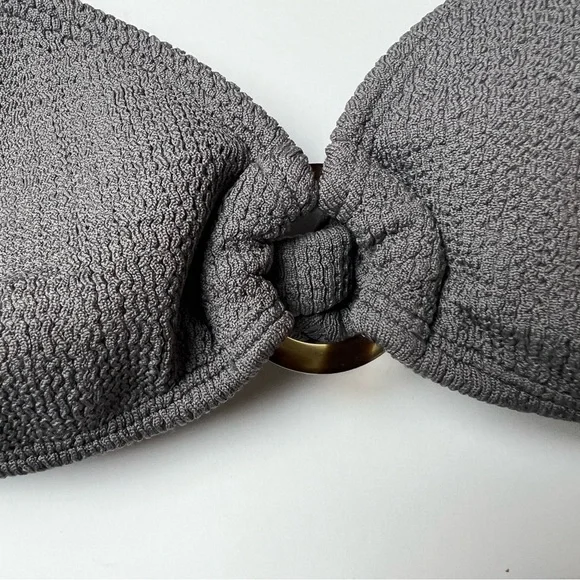 PilyQ Sand Reef Ring Triangle Top & Full Bottom
2 Pc. Bikini Set Size Medium NWT - Picture 5 of 6